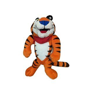 Vintage Kellogg's Frosted Flakes Tony the tiger 8" plush stuffed animal toy 1997
